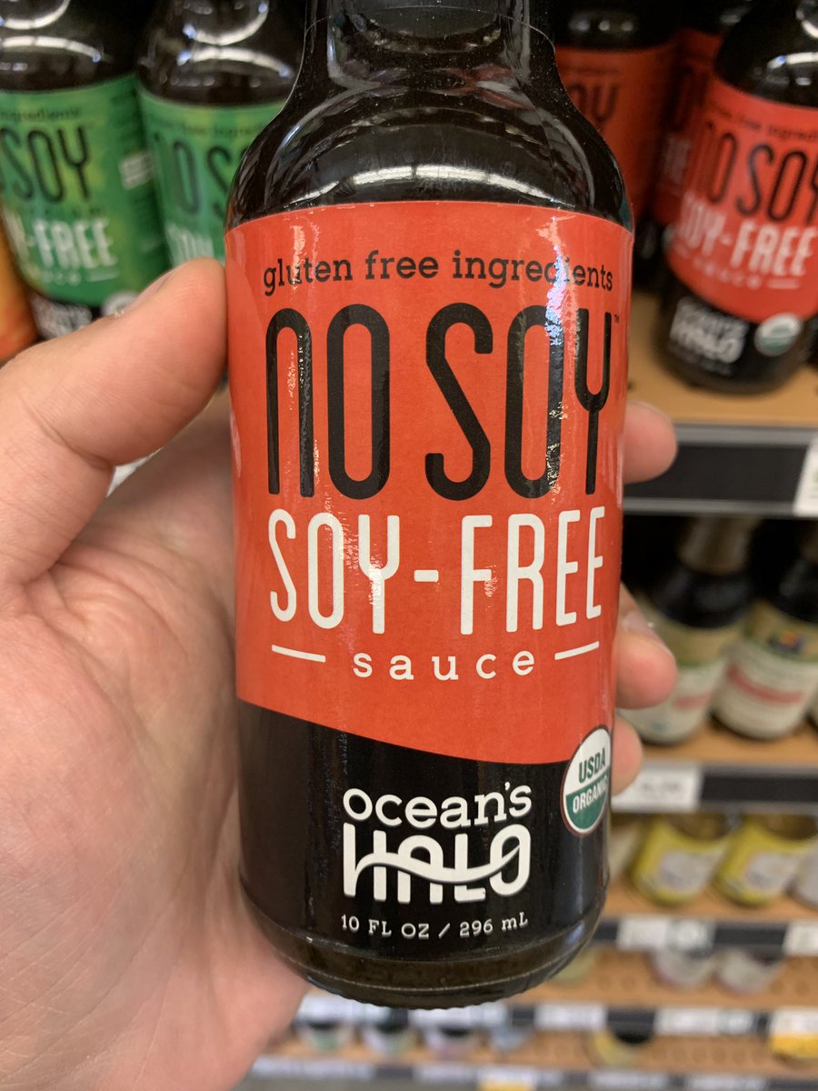 Gluten free, no soy, soy-free sauce