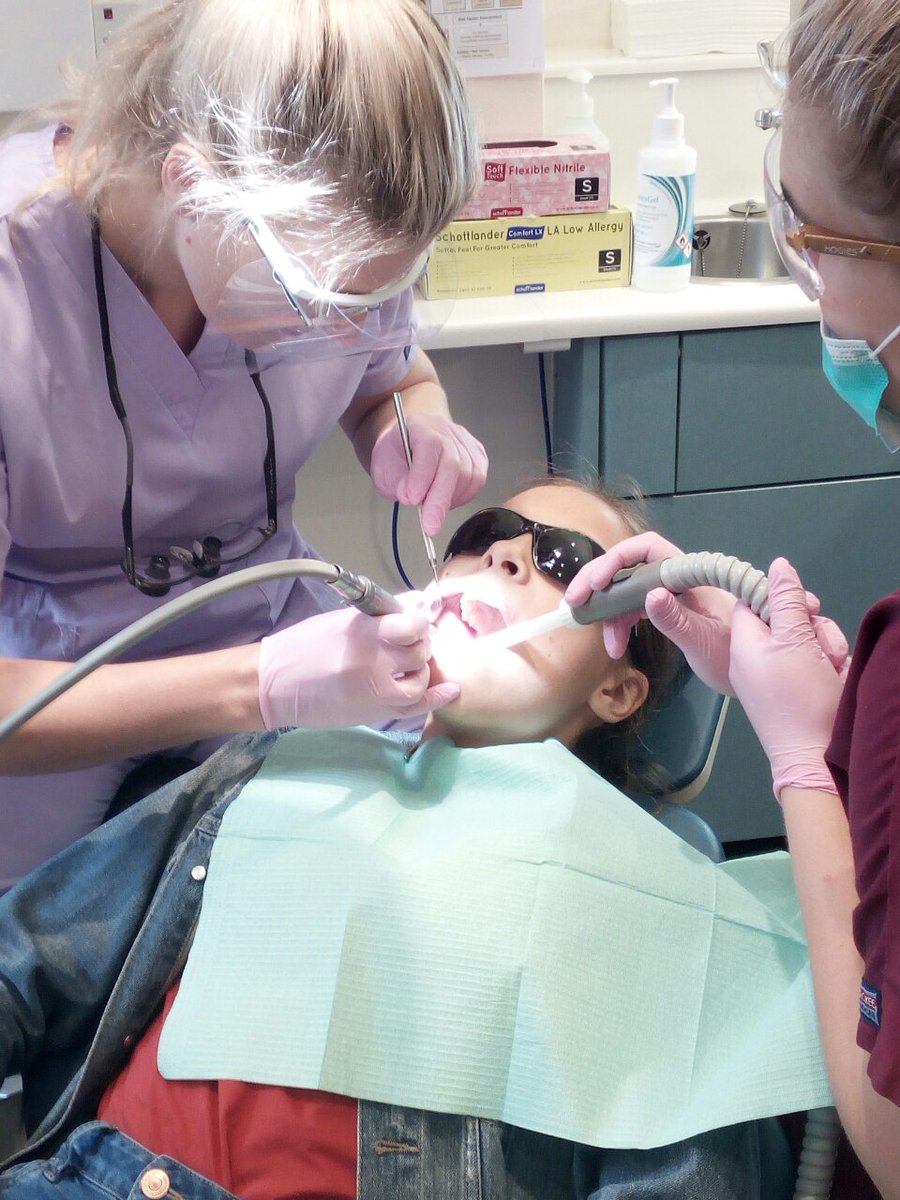CCLL_Sheffield's tweet photo. We've had a busy few days so plenty of updates to come.... first on the list was the VERY important visit to the dentist @ChesterfieldRoa These amazing people give up their time see our visitors each year.  Thank you! https://t.co/csa7cGFofR