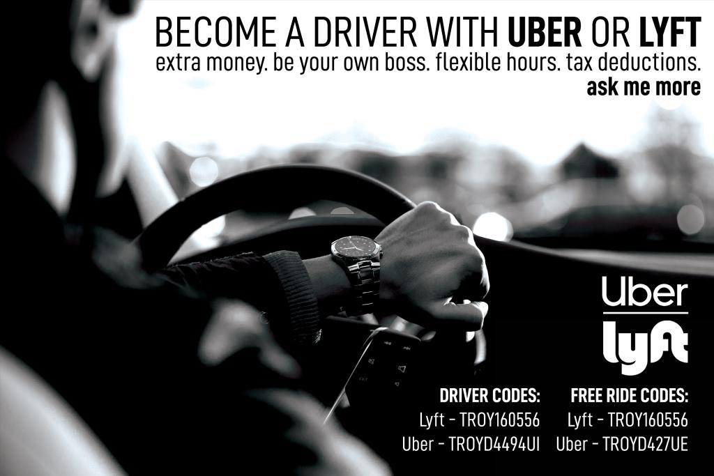 joshwilldrake's tweet photo. Bespoke Uber/Lyft advertisement https://t.co/uscpF25vn2 https://t.co/HkurH3nFt5
