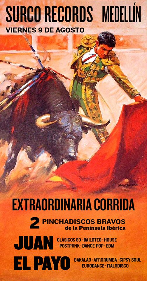 Este viernes, 9 de agosto, dos españoles prometen una faena sin igual en la tienda de discos. Un montón de música y la apropiada untada de la península Ibérica, con los aires y ritmos de esa roca al extremo de Europa. Claro, todo a cargo de Juan y El Payo (alias @punodraws).
