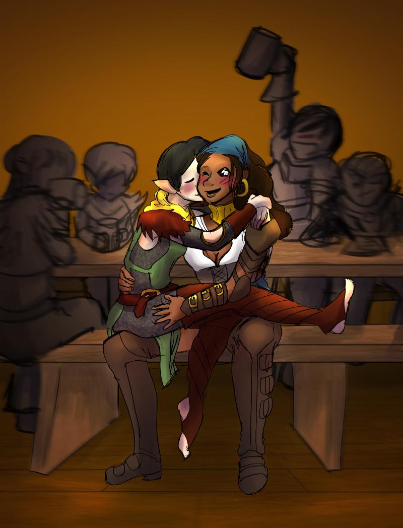 Cactu_Art's tweet photo. More from my art blog, some Merribela~
#da2 #merribela #merrill #isabela #DragonAge https://t.co/UhunvmB3xr