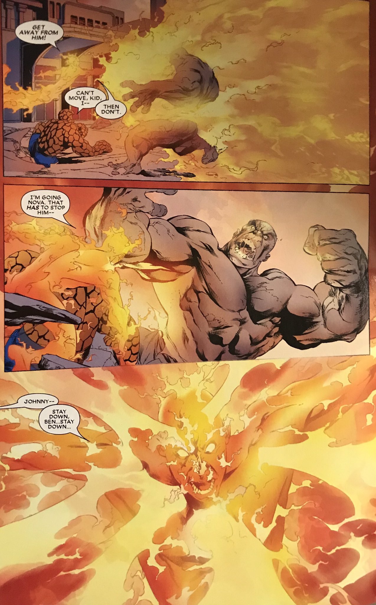 Human Torch vs. She-Hulk. [from Contest of Champions II (1999) #2 ...