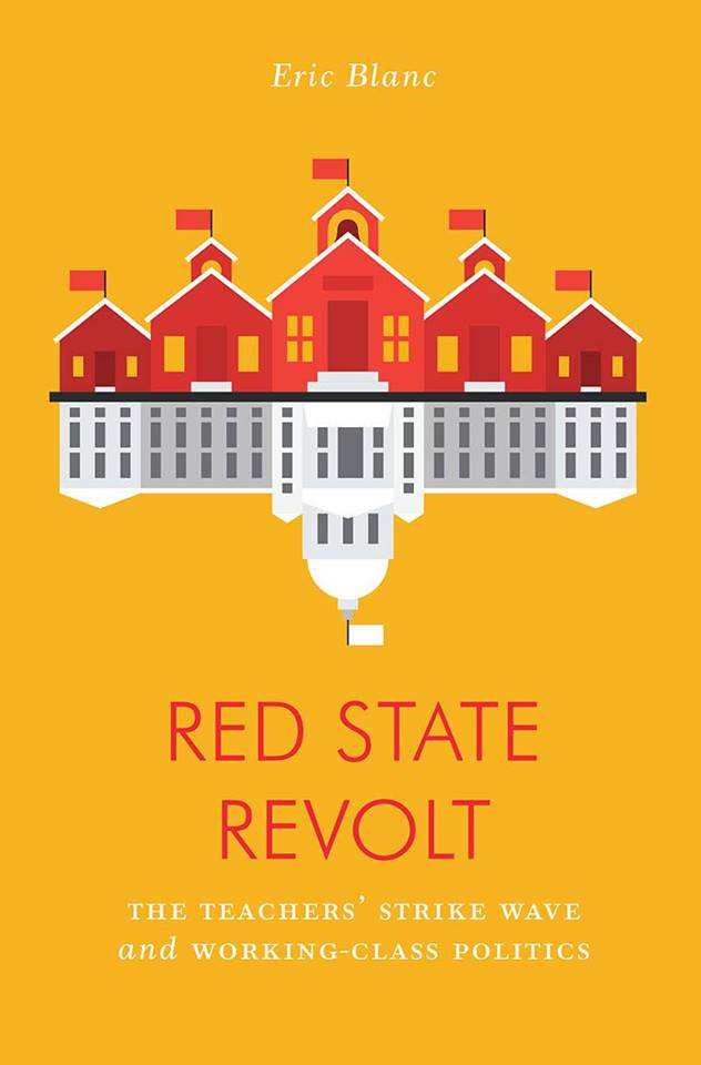 massteacher's tweet photo. .@_ericblanc, author of the #RedStateRevolt: The Ts’ strikes have changed how we talk about schools & bolstered support for educators. These strikes have made it clear that the root of the problem is NOT teachers, it is underfunding, institutional racism. #mtasummer #RedForEd https://t.co/S02TyuTTOk