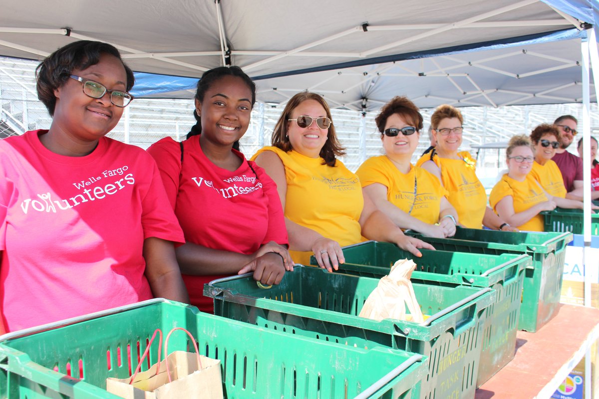 hungertaskforce's tweet photo. What an opening day at @wistatefair! @WellsFargo $2 Day brought in over 106,000 pounds of peaches and pears, and nearly $18,000 in cash donations from festival goers. Thank you to our local community for such awesome support! #WIStateFair https://t.co/L9WrbWV8Eu