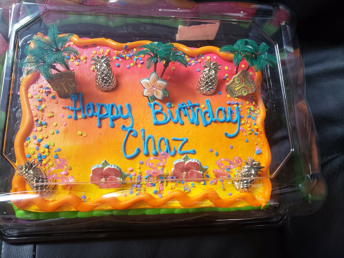 mklease's tweet image. I'm sending out a big ole happy birthday to the most amazing manager.  Happy birthday @PromoChaz! Sorry not sorry I pretended to forget. Hope you enjoyed the cake!