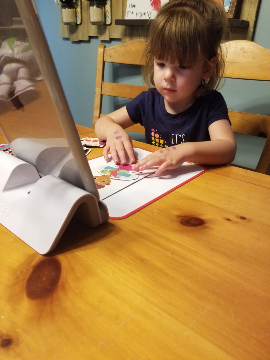MBrownEdTech's tweet photo. This little Osmonaut is so excited that her #littlegeniuskit from @PlayOsmo arrived today! #earlylearning #edtech #innovatingplay #OsmoAmbassador https://t.co/cm2Kai7Ans