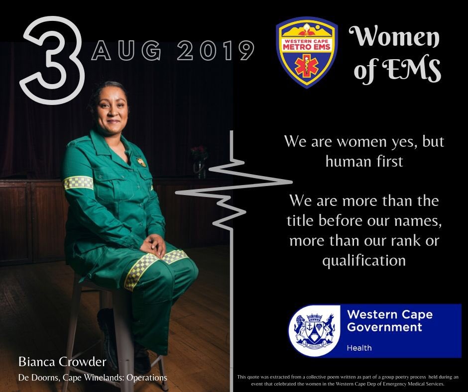 BradyLeanne's tweet photo. Sharing stories from the #WOMENofEMS this August ✨ The public sector ambulance service is under tremendous pressure, but these women are out there doing the MOST! More here: https://t.co/TnYOxEpuyw for a new post every day! @ashageorge72 @Lucy_Gilson @feminist_rogue @EfuaPrah https://t.co/RApDBKdJep