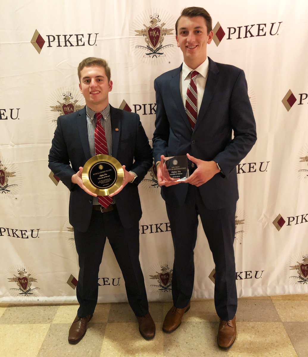 MizzouPikes's tweet photo. Brothers Herrmann and Schaeffler represented us at the The Academy in Memphis this past weekend. This Pike University event focuses on honing professional skills, while networking with emerging leaders and proven professionals. Good work! @PiKappaAlpha https://t.co/ORKWn24tNf