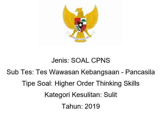 testwawancara's tweet photo. Siasat Jawab Soal HOTS CPNS Pancasila !!
https://t.co/cJbK1bYiKJ

#SoalCPNS
#SoalCPNS2019
#TesCPNS
#TesCPNS2019
#CPNS2019
#SeleksiCPNS
#SeleksiCPNS2019
#CATCPNS
#SoalHOTSCPNS
#HOTSCPNS https://t.co/xpIe0bKkDB