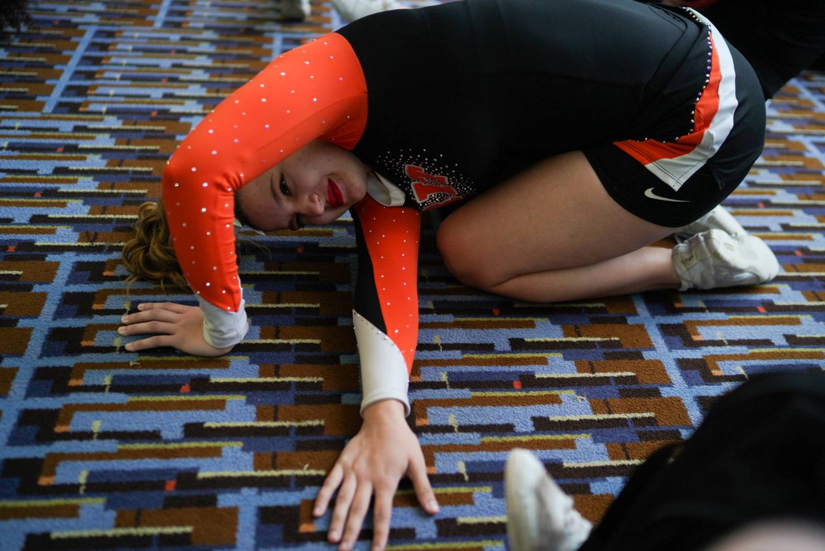 RIT_Cheer's tweet photo. Make sure you're stretching and getting ready for this fall tryouts! We're excited by all the talent in our recruitment form, and we hope you all attend tryouts 🐯🖤

If you plan on attending tryouts and haven't filled it out yet, please hit the link in the bio! https://t.co/5RZouaB81a