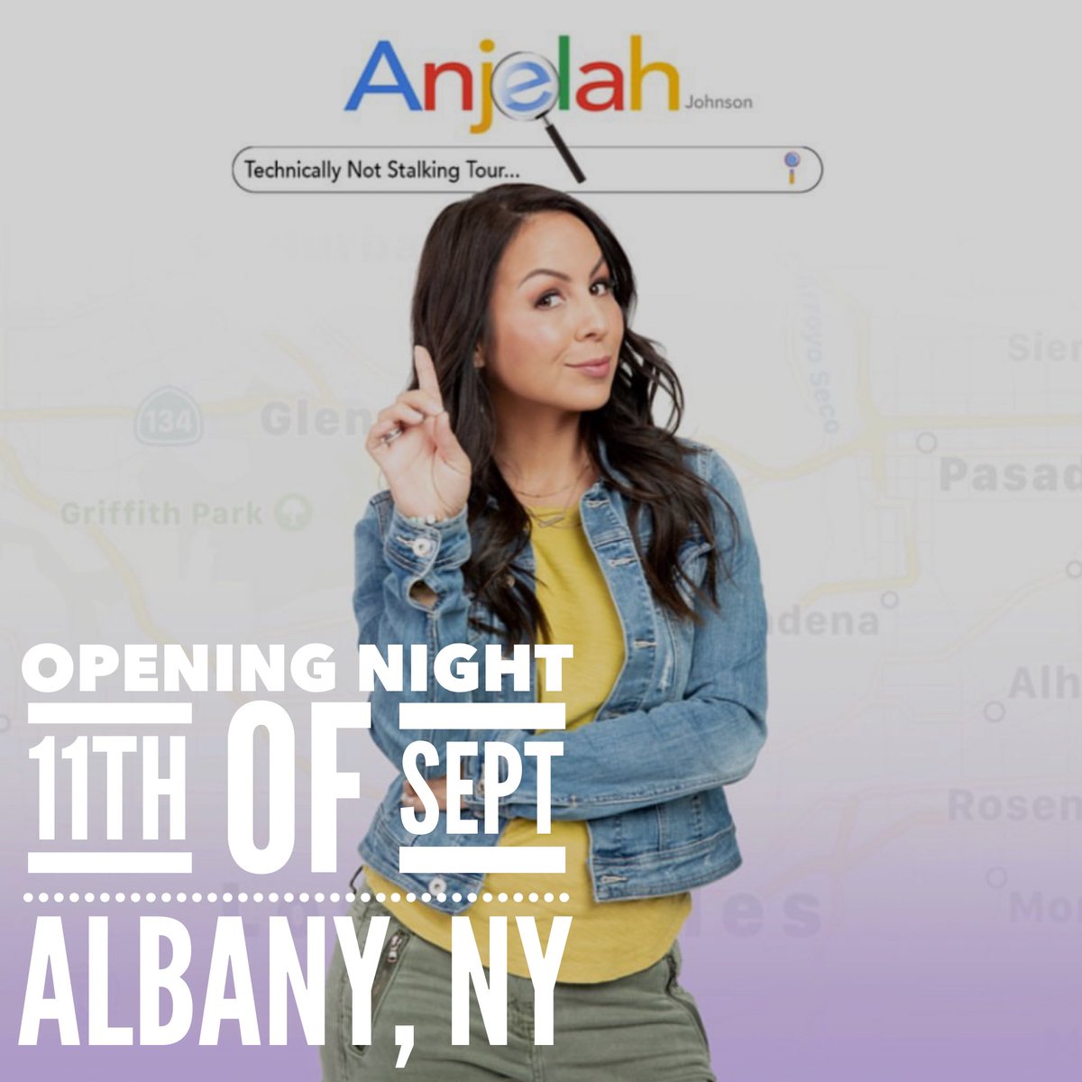 WeLoveAnjelah's tweet photo. #Albany is where it all starts! #technicallynotstalking tour! Get your tickets at https://t.co/9x6yH7ccEa @funnybonealbany @anjelahjohnson #ajontheroad #anjelahjohnson https://t.co/S1DsEFjvPg