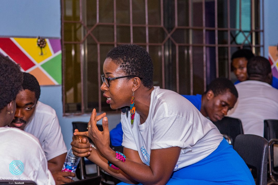 DevCAccra's tweet photo. Thanks, @hapaSpace for hosting us to share with software developers in #Kumasi about the Global Developer Circles
Community Challenge. Wishing all the teams the best.
#DevCChallenge
#DevCBuildDay https://t.co/PfT9lyL9za