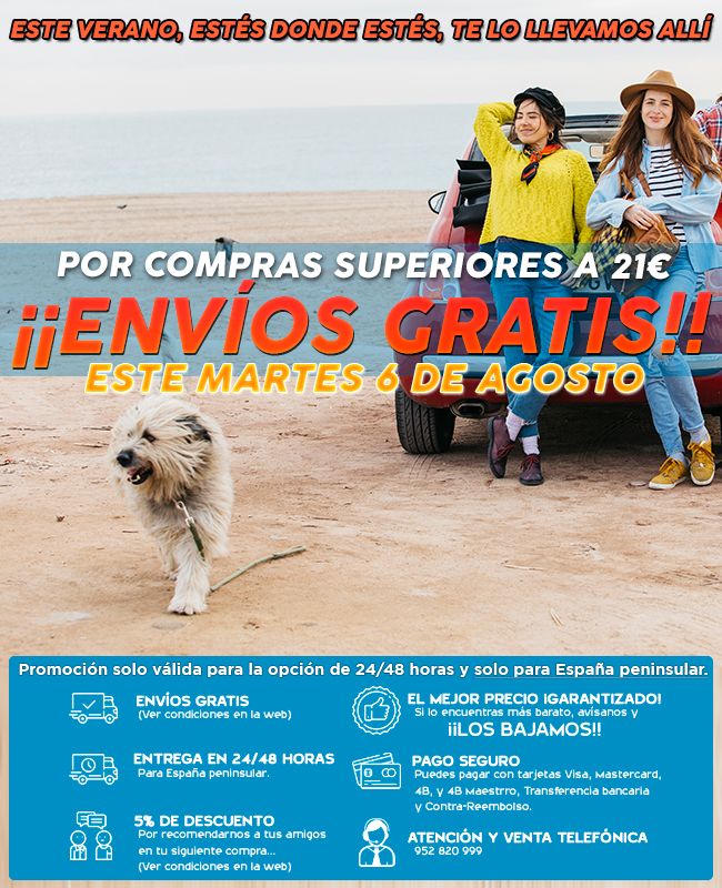 Hoy regalamos los gastos de envío en todas las compras superiores a 21€, aprovecha y no dejes escapar la promoción.
·
Tienda: mascotaplanet.com
·
#mascotaplanet #tiendadeanimales #todoloquetumascotanecesita #promocion21€ #descuentos #veranoespecial