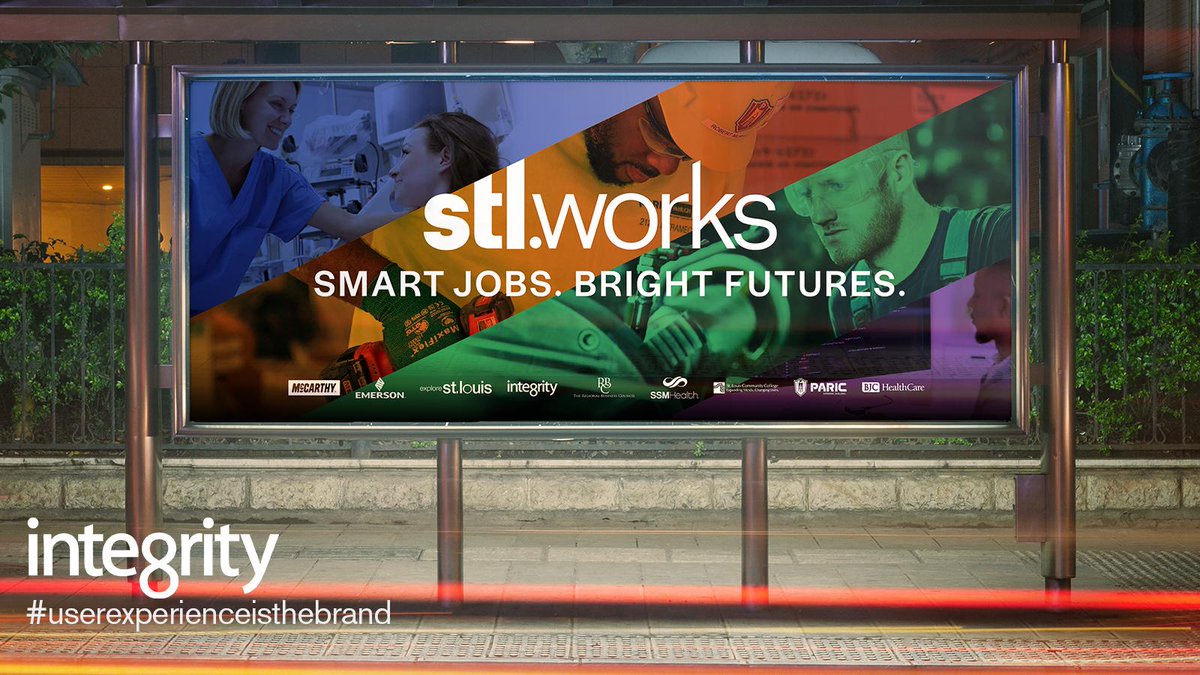 Integrity_XD's tweet photo. Integrity built a site to empower St. Louisians of all ages to tackle the challenge of finding their career path. We can't wait to kick off one of our latest and greatest projects tomorrow with https://t.co/piuai1zfNA!  #userexperienceisthebrand https://t.co/br1258d8xy