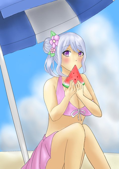 スイカのtwitterイラスト検索結果 古い順