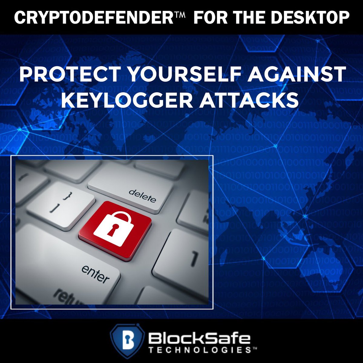 CryptoK87256701's tweet photo. Don’t wait until you’re #hacked! Protect all your devices withCryptoDefender by #BlockSafeTech see a demo here $5.99 for two devices https://t.co/zI8YsePm5d #cybersecurity #Crypto #cryptocurrency #BTC #Forex $BCH #Ltc #Litecoin #blockchain #BSAFE #Altcoin #ICO https://t.co/Jk6NrVsDO2