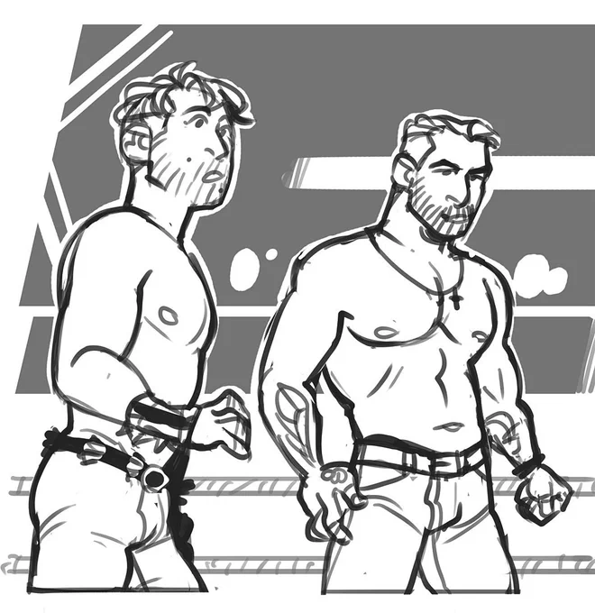 @MmmGorgeous @WWEFandango additional sketches -- I'm just so happy the boys are back together ???✨???????✨ 