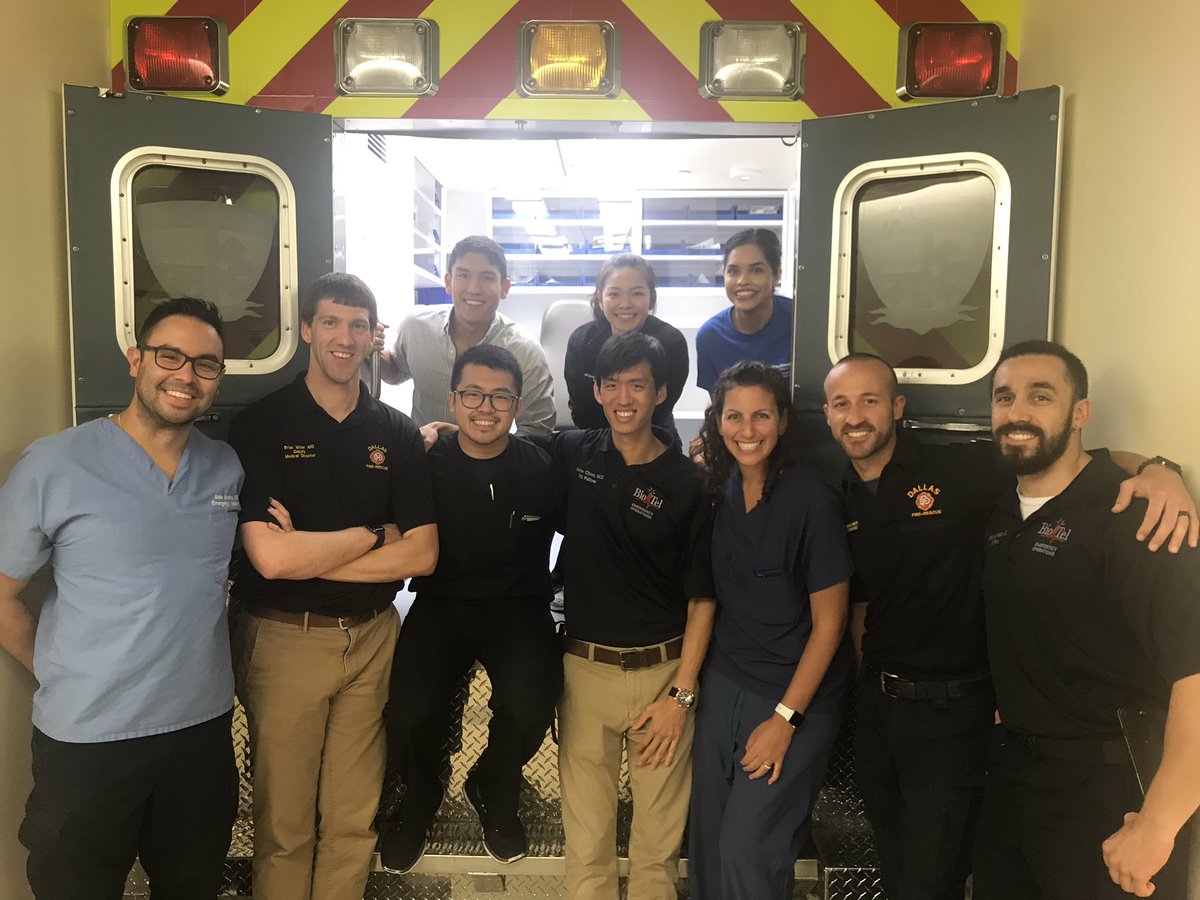 Couldn’t have done this without the tremendous work and support of the faculty, EMS Fellows, and EM residents of  @UTSW_EM and  @DallasEMed and the facilities of  @brookhaven College. Teamwork makes the dream work!