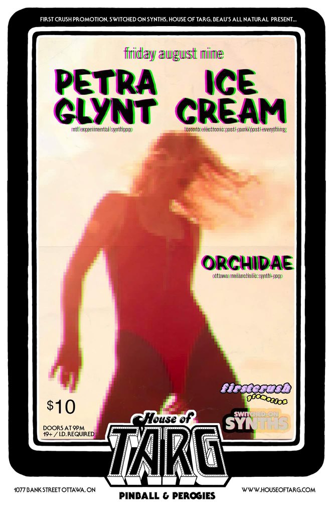 Batter up. Next show in THIS FRIDAY in Ottawa with <a href="/icecreeeammm/">Ice Cream</a> and <a href="/orchidae/">Adnav Oteep</a> at <a href="/houseoftarg/">House of TARG</a>. Last weeks show at the <a href="/ccawire/">CCA, Canadian Centre for Architecture</a> was such a thrill. I’m so in love with my machines and the new live show vibe. Can’t wait to share the new material with you. Xo 📸 <a href="/fudagraphy/">Joseph Fuda</a>