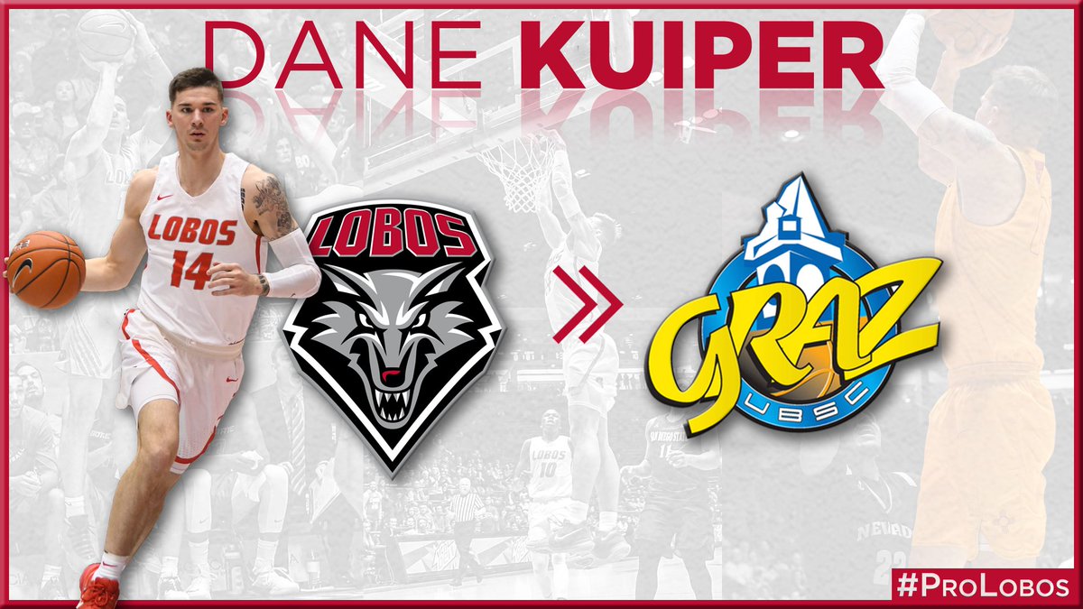 UNMLoboMBB's tweet photo. ICYMI: Our own Dane Kuiper has signed his first professional contract with UBSC Graz in Austria! Congratulations Dane, UBSC Graz has got a great one, we're proud of you and we'll be watching! 👀🐺 #ProLobos #Lobos4Life #GoLobos https://t.co/MITVWjEIzu