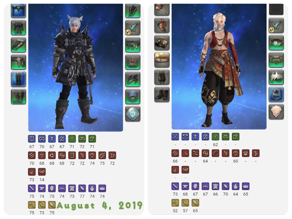 しえる 詩学があまりにも足りないから今日は新キャラでも50ルレやったよ 詩学ないから せめてテレポチケットだけでも稼ごうと思ってクランモブ全部回ったがきついなwどしよw Bモブ狩ったり見かけたaモブ狩ったりした 高地のサブクエ片付いた バヌバヌ