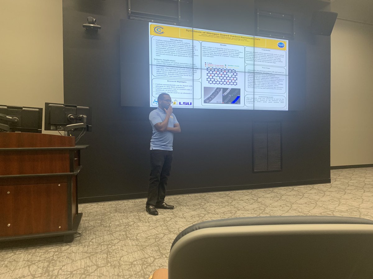 On July 26, 2019 Crest held our end of year symposium in Pinchback Hall at Southern University featuring our bright students and their presentations!