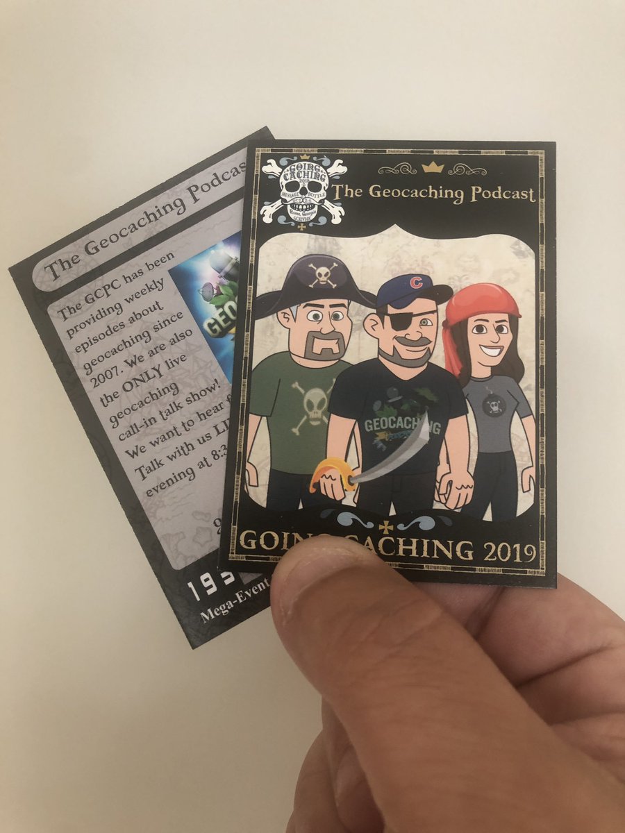 gcpodcast's tweet image. Hey, look what we got today! We have some to give away at West Bend this weekend if you want to discover or add to your collection! Just find us and we’ll give you one! #goingcaching #geocaching