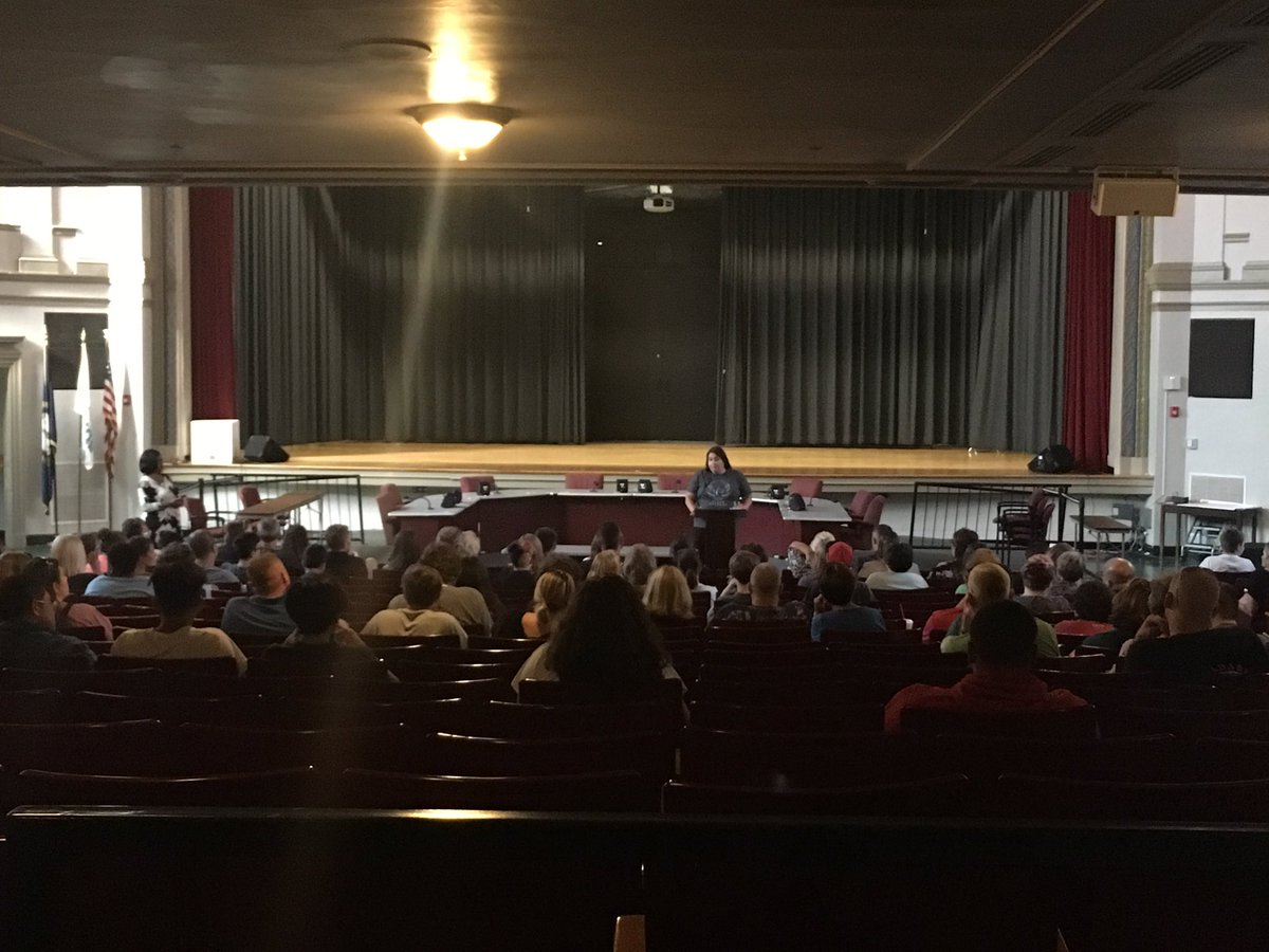 Packed house at the STEAM Academy Parent Night Orientation!  Great job tonight <a href="/STEAMhigh/">STEAM Academy</a>!