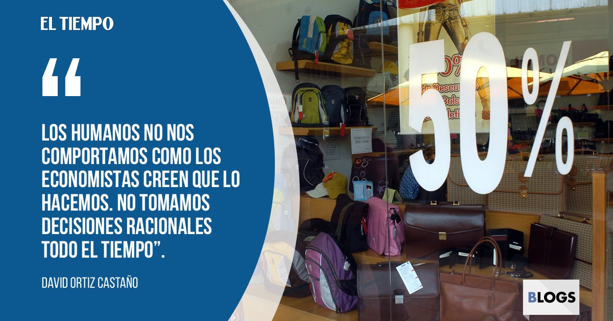 dortiz3's tweet photo. [Alerta de Autobombo] 
El sesgo de anclaje, las #rebajas e #Instagram 

@eltiempoblogs @ELTIEMPO
En el #BlogET de esta semana 
https://t.co/bWQBTQVoZN https://t.co/gB6xJfBMtu