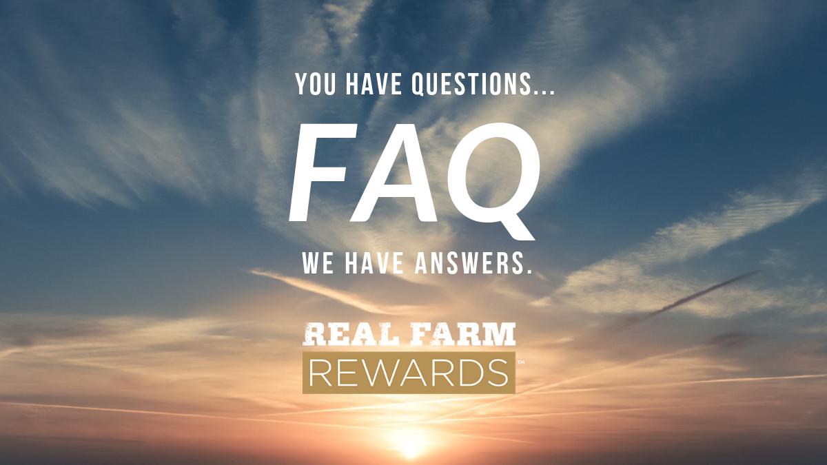RealFarmRewards's tweet photo. There's no doubt that signing up for #RealFarmRewards pays off, but you might have questions about how. Check out our FAQ page to get the answers: https://t.co/hoCgiYF2Q5 https://t.co/XZ0kNMPree