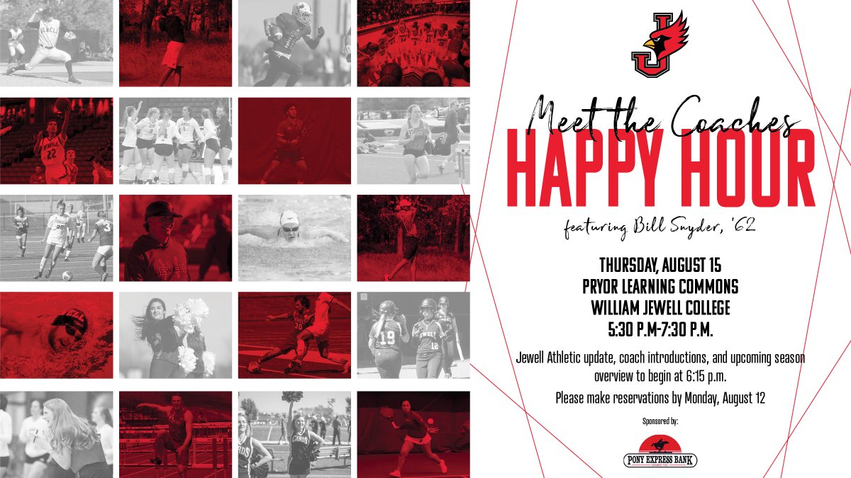 Bill Snyder, '62 is returning to The Hill.

You won't want to miss this 🆓 Happy Hour event

RSVP 👉 alumni.jewell.edu/meet-the-coach…