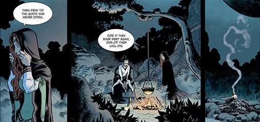 Newsarama's tweet photo. Witchcraft and Samurai Warriors Collide in ISABELLAE Preview https://t.co/uuShcu1R9K https://t.co/Ce5pgmKtdB