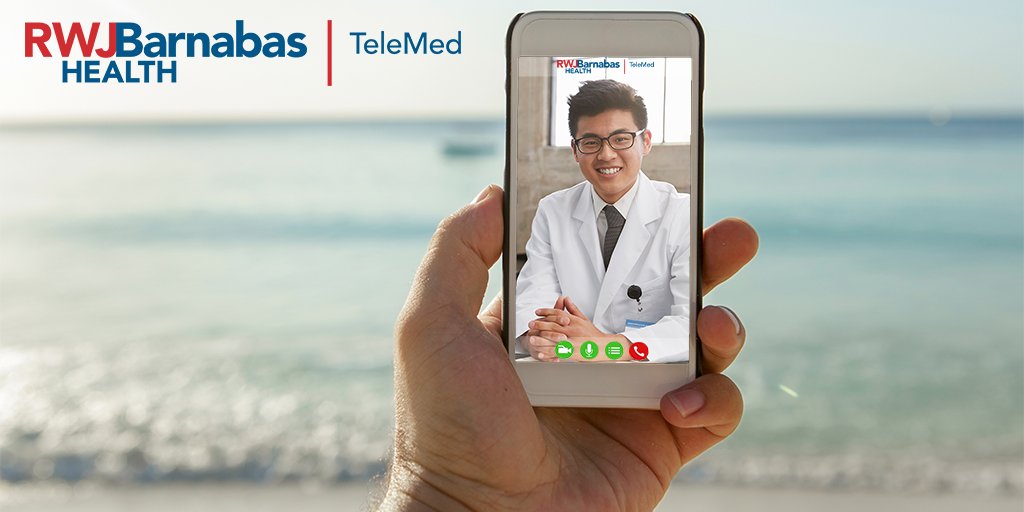 Clara_Maass's tweet photo. A trip to the beach shouldn’t be interrupted by a trip to the doctor. Using #RWJBHTelemed, our web & app-based #UrgentCare service; board-certified physicians are standing by via phone, tablet, no matter where you are.
Enroll now: https://t.co/KpyuzdjJUs
#LetsBeHealthyTogether https://t.co/0mvAAUc8gu