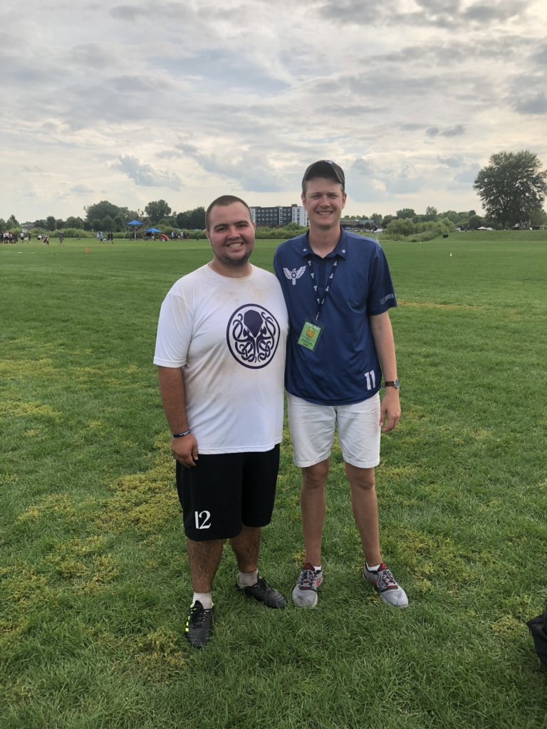 Klxmerus's tweet image. Had a blast playing at the Ultimate Frisbee tournament in Blaine, Minnesota this weekend! The tournament was very fun and I got to meet many new people! Shout out to Sandy, Richard and especially @greiddd for being such wonderful coach’s!