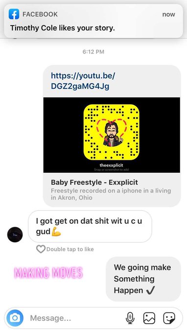 Making Moves 🤫 #ExxplicitMusic https://t.co/WoGOW01fOX<a href="/tag/exxplicitmusic"class="tags">#ExxplicitMusic</a>