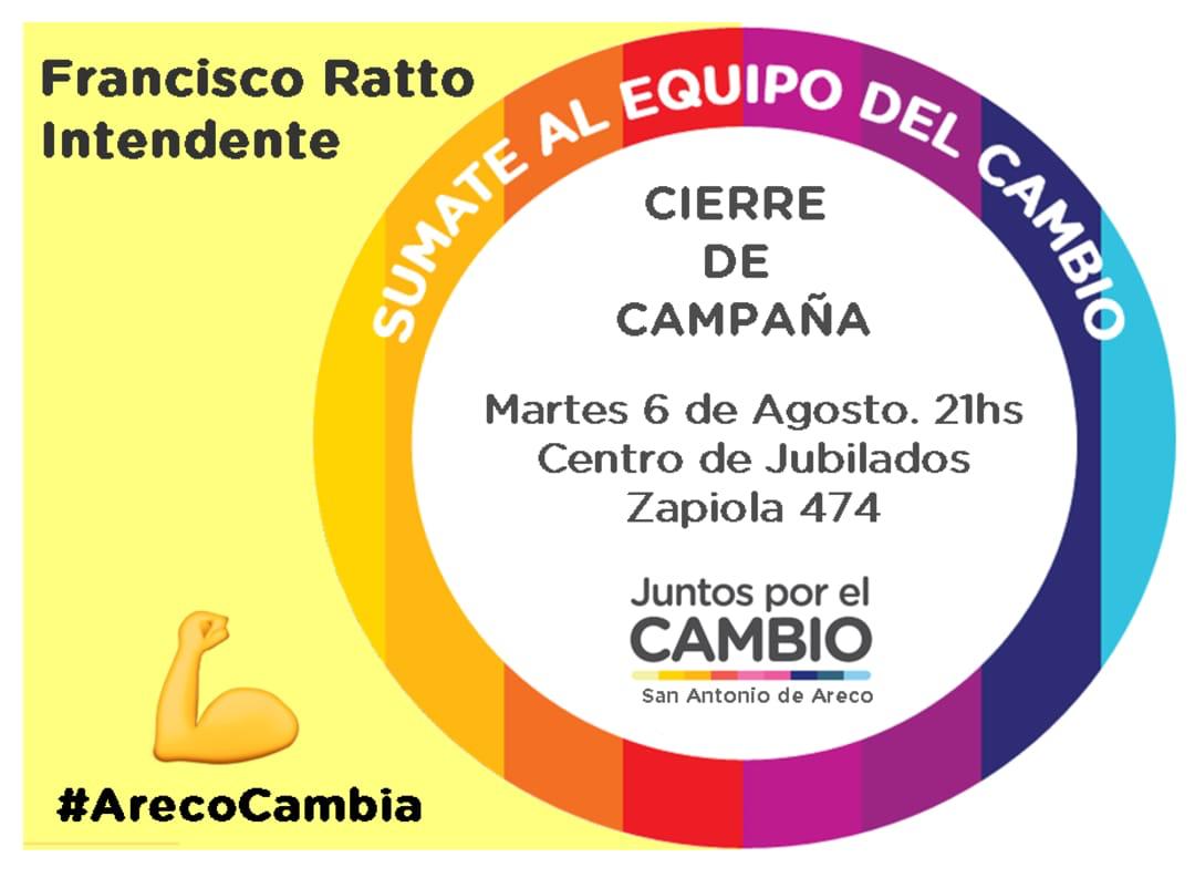 ArecoViva's tweet photo. Mañana !!!!!!
No podés faltar !!!!
Te esperamos con LA BOLETA GANADORA !!!!
@rattofranc 
#RattoIntendente #ArecoCambia #BoletaCompleta 
Vamosssss que llenamos las URNAS !!!!!! https://t.co/yDghq46dMY