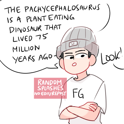 @BTS_twt yoongi meets pachyseokjinsaurus #btsfanart 