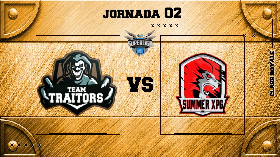 ¡Partido!

#SuperligaLightBlueDC_J2_M1

<a href="/TTraitorsCR/">🤡𝓣𝓮𝓪𝓶 𝓣𝓻𝓪𝓲𝓽𝓸𝓻𝓼 🤡</a> 🆚 <a href="/XpgSummer/">Summer XPG</a>

¡A las 20:00🇦🇷 estos 2 equipos se estarán enfrentando por la segunda jornada y ambos buscarán la victoria para seguir arriba de la tabla!