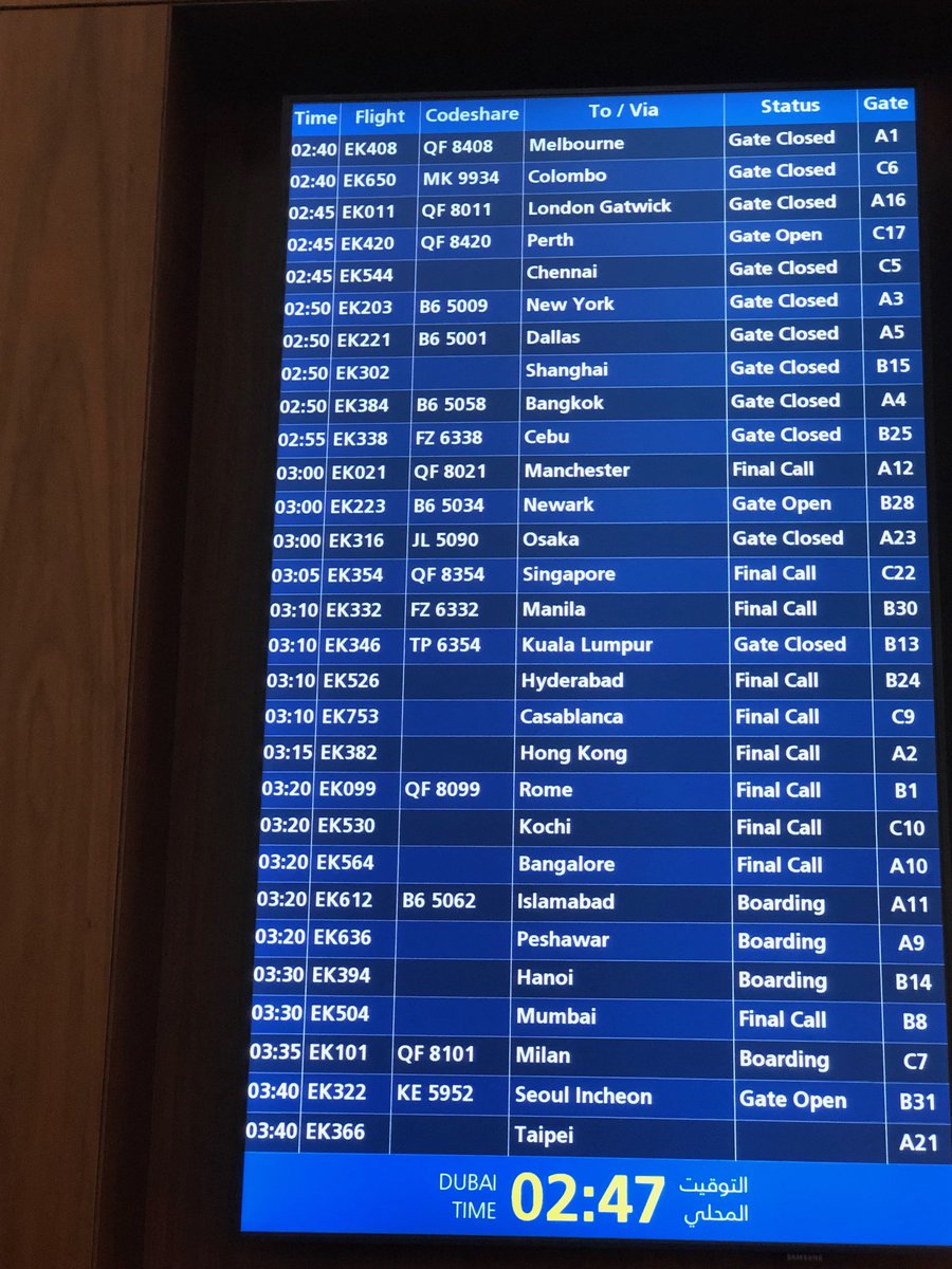 VickersDavid's tweet photo. Top departures board ! #enrouteto🇿🇦 https://t.co/WFU8vTrrcG