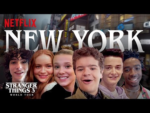 Fansite Post: Video: Stranger Things 3 World Tour | New York City | Episode 1 - milliebobbybrown.org/video-stranger… #MillieBobbyBrown #StrangerThings @milliebbrown