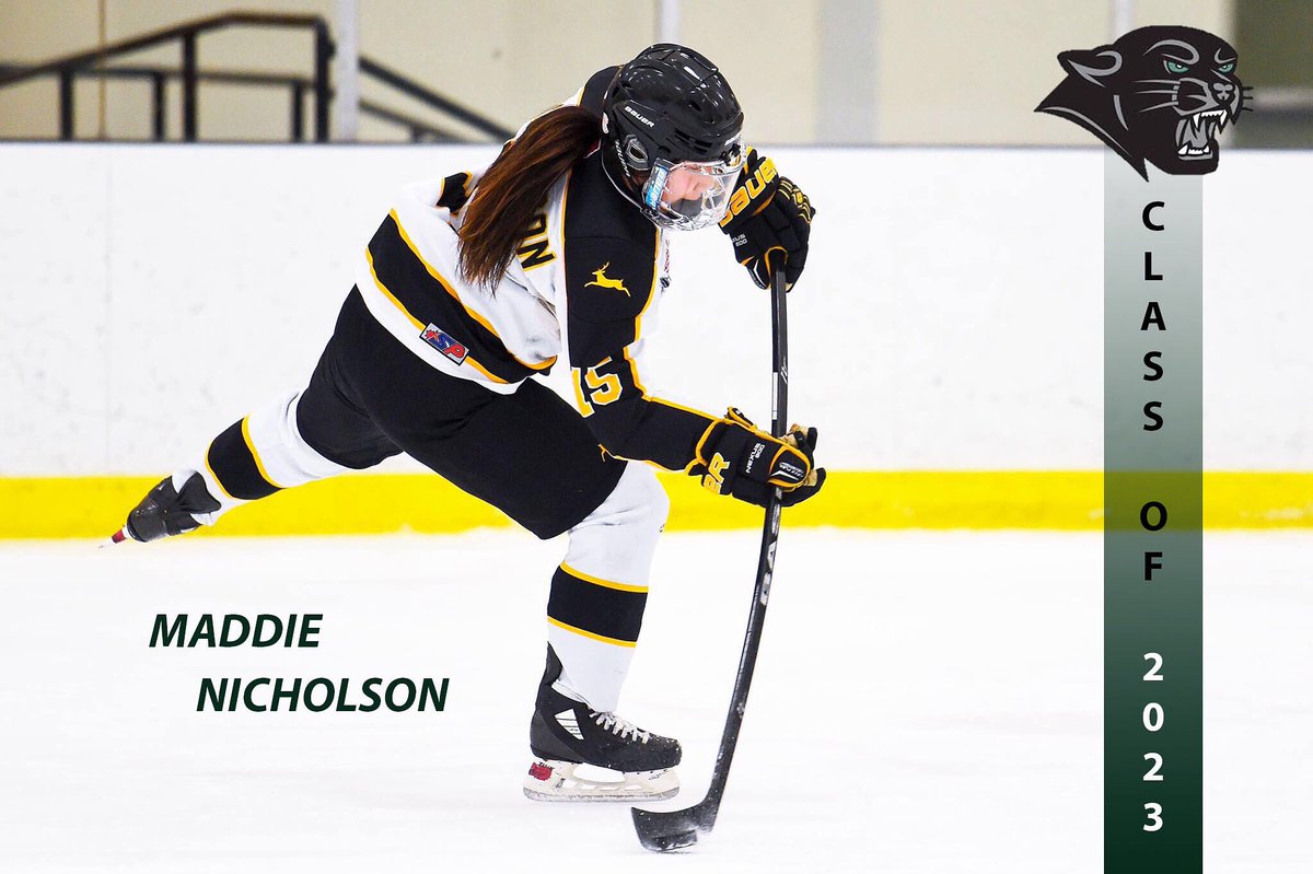PSU_whockey's tweet photo. Can you believe we are already halfway through this years commitments? Today we are introducing Maddie Nicholson who comes from the beautiful Whitehorse, Yukon. She attended and played forward for the Shawnigan Lake School. Keep an eye out for that flex this year! #thatflextho https://t.co/h6njGYgS2y