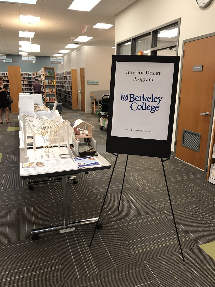 JennLitvak's tweet photo. Interior Design Student Gallery @ the Paramus Public Library. @BerkeleyCollege https://t.co/irQn5dORZE