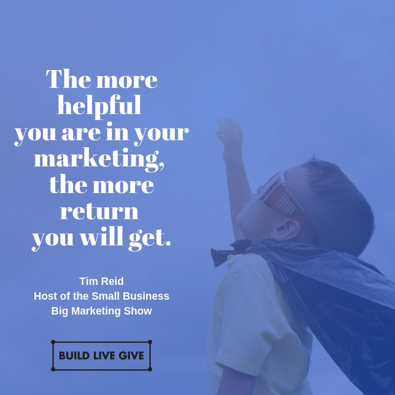 buildlivegive's tweet photo. Create helpful content and your #marketing will improve. Tim Reid talks about content that serves before it sells. Listen to the latest Corporate Escapees podcast episode by #BuildLiveGive.

https://t.co/mCBTY6kEPH https://t.co/tVVFayP5tm