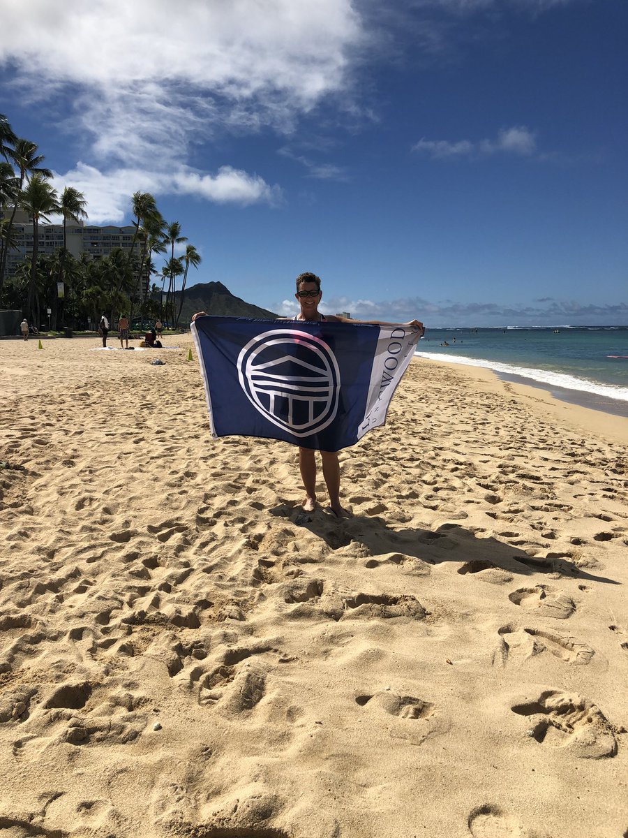 Chiphirst's tweet photo. Such a great opportunity to show your @longwoodu Pride. It is so much fun unfurling the rotunda in the coolest places. @longwoodalumni #Flagraiser https://t.co/mbqGl2TdFs