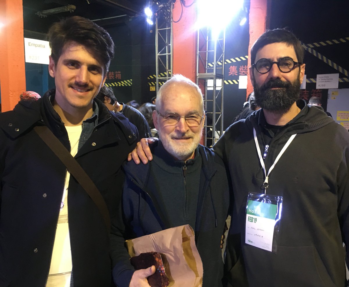 gjibarra's tweet photo. En la #FED19 con los dos mejores, Rubén y Ral. 🙌🔟♥
El 2019 ya está hecho, ahora es todo ganancia.
@FEditores https://t.co/hve6GxBrsb