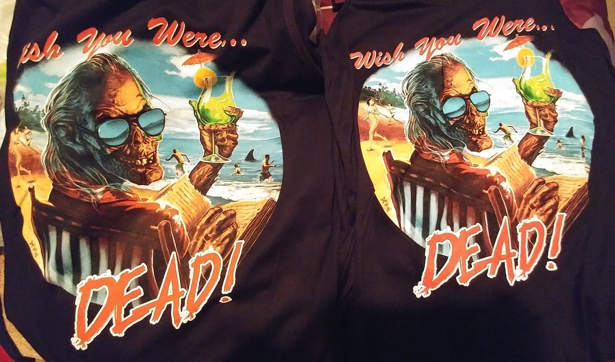 melissa_shepley's tweet photo. #SeeingDouble ??? Guess what I'm wearing to work tomorrow! Glad these can back because #ImReallyFeelingIt I just #LOVE @CryptKeeper1225 and @JohnKassir let's bring Tales back...I have #ALotMoreIdeasNow and they're only getting #MoreHorrifying !😈 https://t.co/4oMxttP9lq