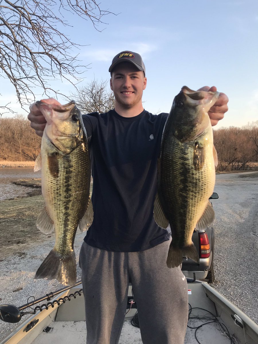 mostatefishing's tweet photo. It’s time for #meettheteammonday this week we have: 
Name: Kirk Stilwell
Position: Recruitment chair 
Class: Junior 
Major: Civil Engineering 
Favorite Lake: lake of the Ozarks
Favorite technique: Shallow cranking 
#mostatefishing https://t.co/UGgArhDJDG