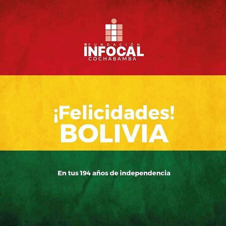 CbbaInfocal's tweet photo. #Felicidades #Bolivia https://t.co/KWxMPuTOhb