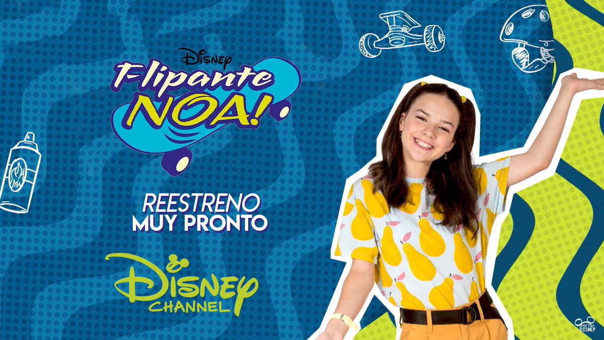 PortalDisneyES's tweet photo. El canal familiar #DisneyChannel (@DisneySpain) reestrena la serie #FlipanteNoa 🛹 > https://t.co/K17lsQNuSp https://t.co/1vWZQXxmR2