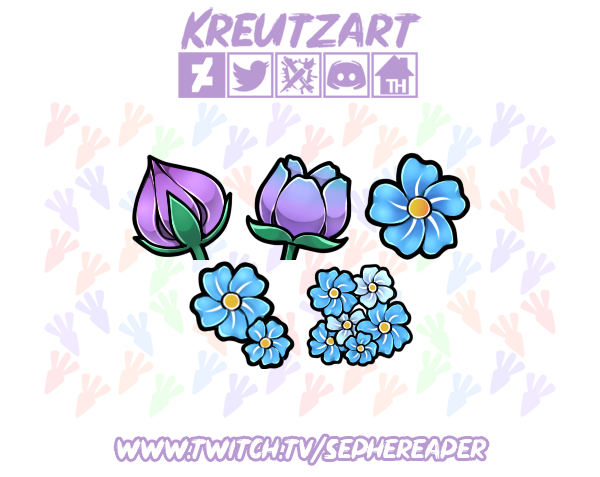 Twitch Flower Badges